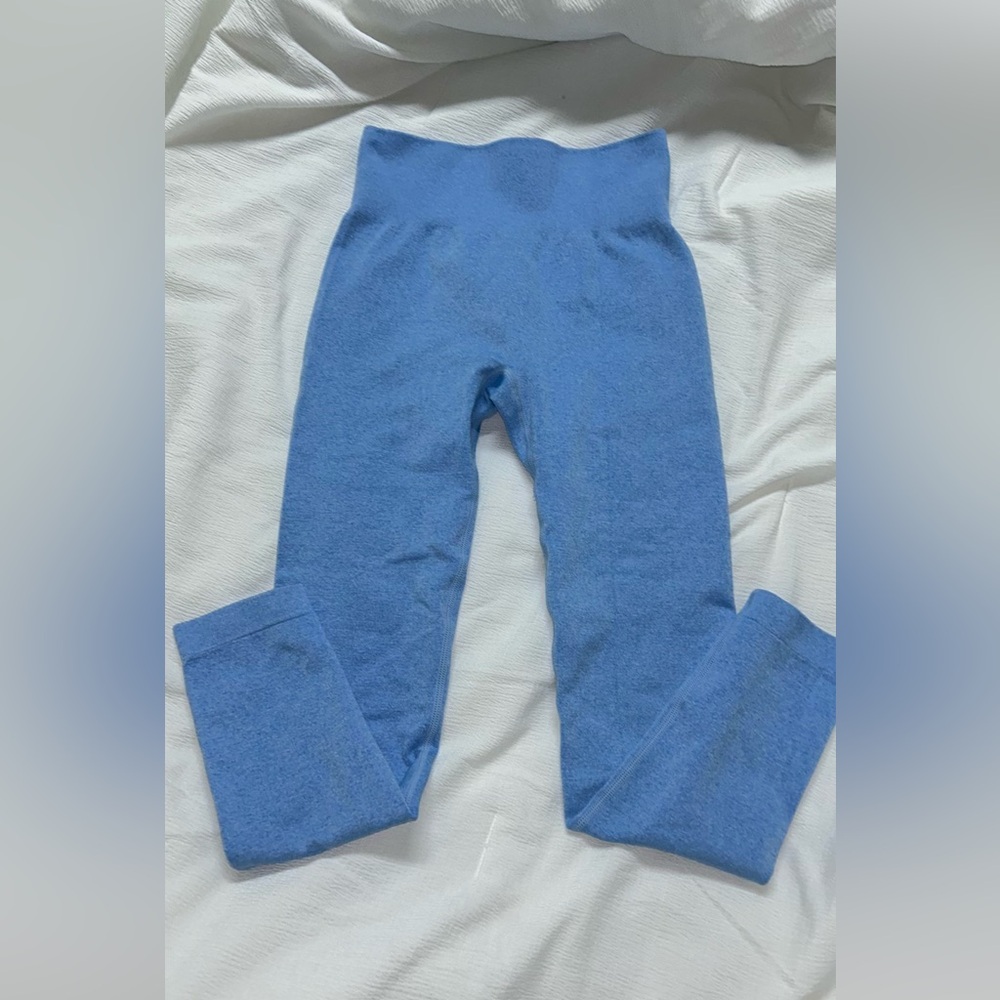 Blue Athletic Leggings